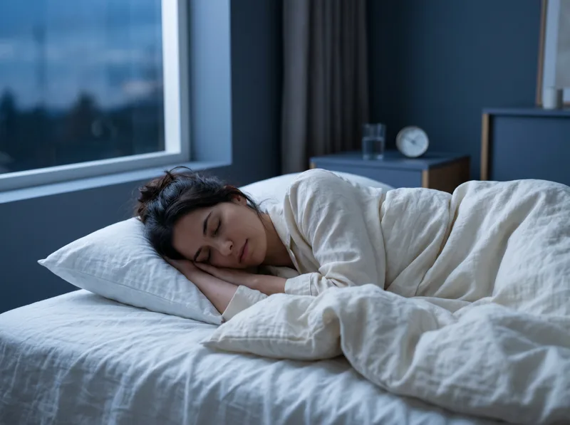 Sleep peptides — scientific illustration